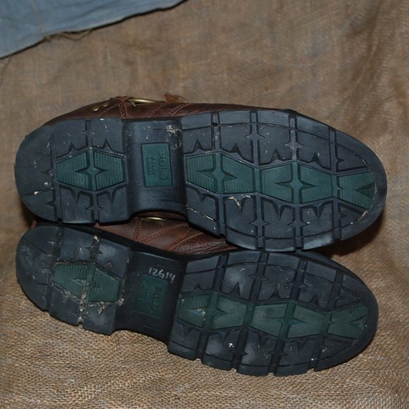 Vintage Ralph Lauren Polo Straps double Zipper Low Hiking loafer slip-on BOOTS main image 7